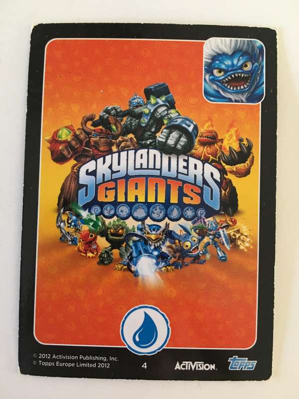 TOPPS SKYLANDERS TRADING CARD - SLAM BAM