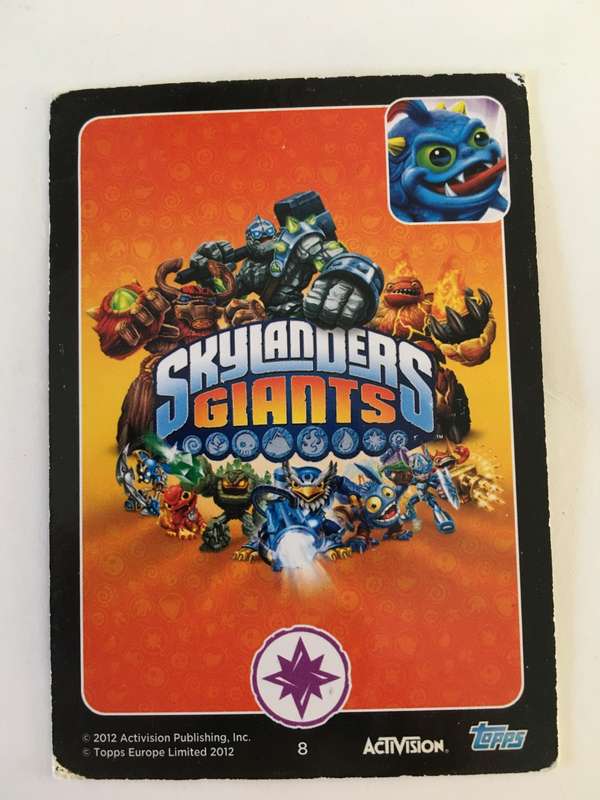TOPPS SKYLANDERS TRADING CARD - WRECKING BALL