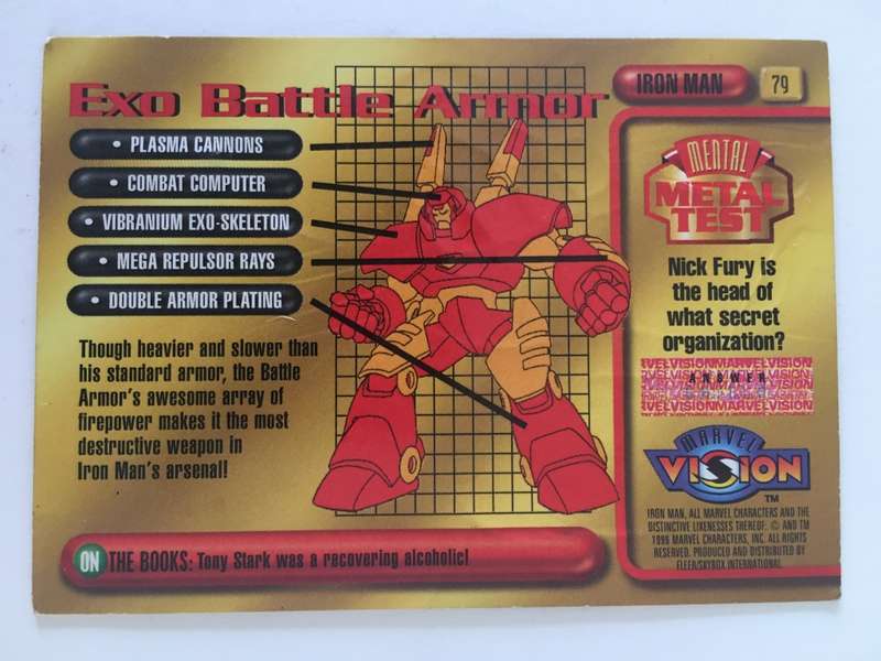 DC TRADING CARD - IRON MAN