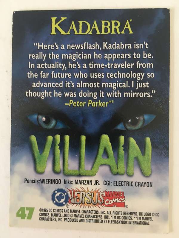DC TRADING CARD - KADABRA