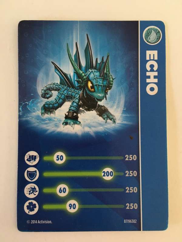 SKYLNDERS TRADING CARD - ECHO