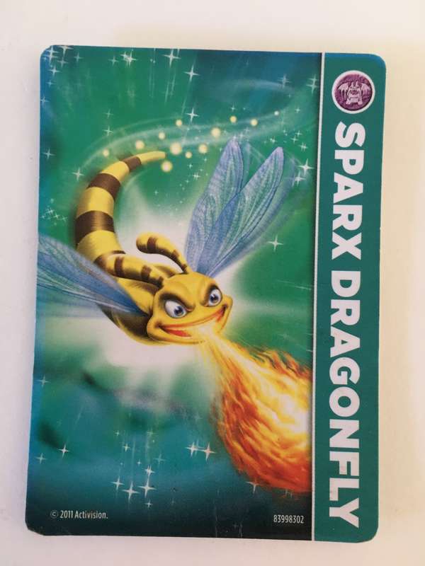 SKYLANDERS TRADING CARD - SPARX DRAGONFLY