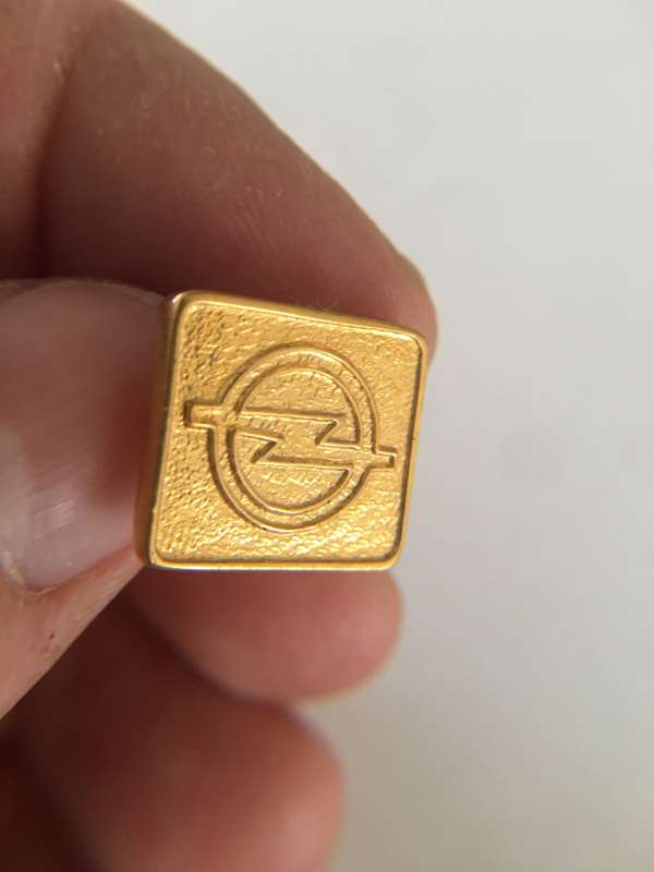LOVELY SINGLE OPEL MENS CUFF LINK MAY BE PLATED