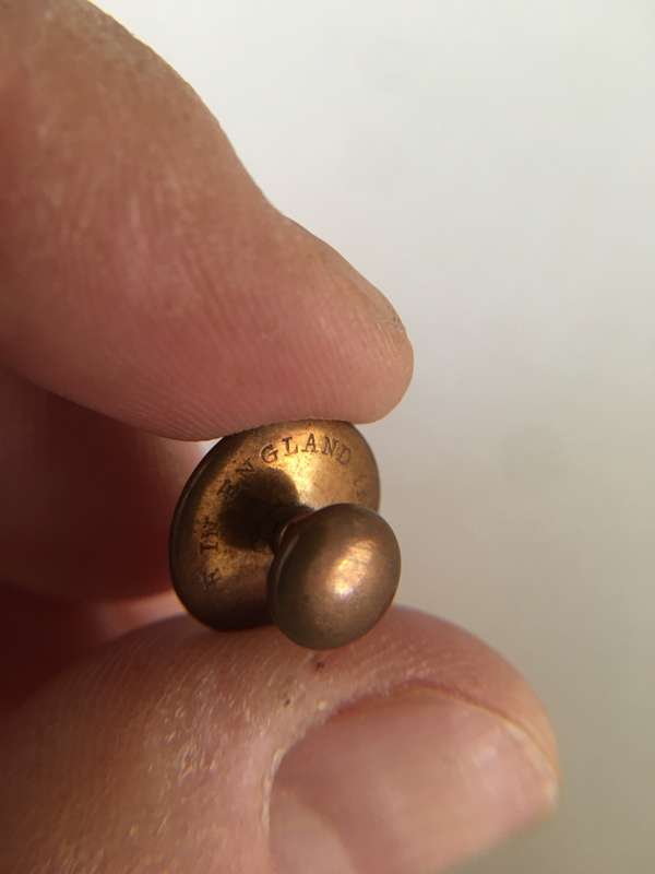 VINTAGE 3 SINGLE DIFFERENT MOTHER OF PEARL  CUFF LINKS X 3