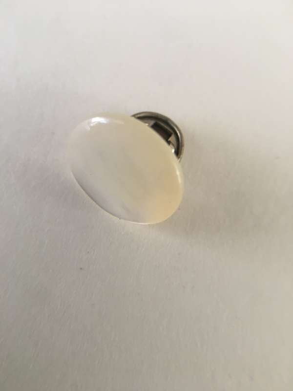 VINTAGE 3 SINGLE DIFFERENT MOTHER OF PEARL  CUFF LINKS X 3