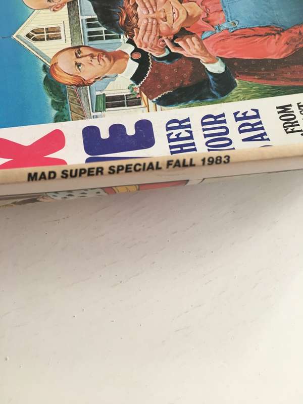 LOVELY VINTAGE MAD MAGAZINE NO. 44 - FALLSUPER SPECIAL  - 1983  SUPER THICK
