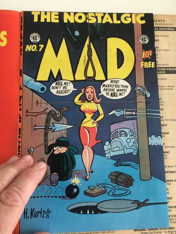 LOVELY VINTAGE MAD SUPER SPECIAL FULL 1979 FREE THE NOSTALGIC MAD COMIC  INSIDE  NO. 28