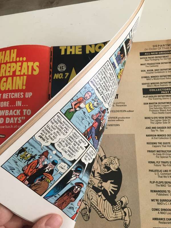 LOVELY VINTAGE MAD SUPER SPECIAL FULL 1979 FREE THE NOSTALGIC MAD COMIC  INSIDE  NO. 28