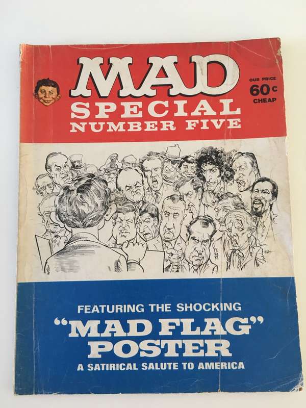LOVELY VINTAGE MAD MAGAZINE - NUMBER 5 - 1971