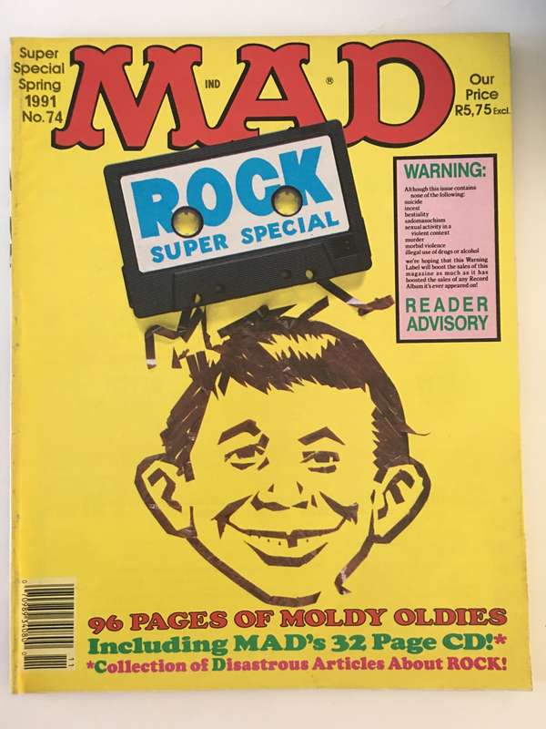 VINTAGE MAD MAGAZINE - SUPER SPECIAL N0. 74 - 1991 - SUPER THICK