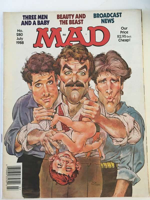 VINTAGE MAD MAGAZINE NO. 280 - 1988