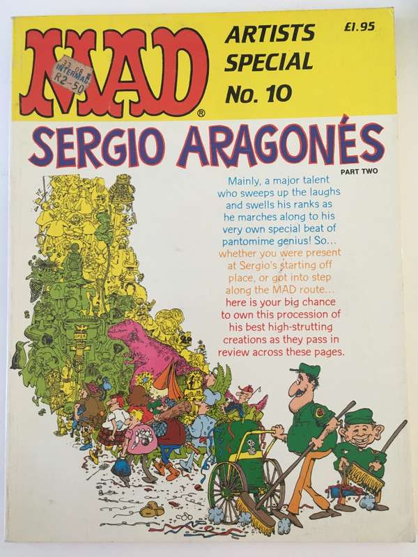 VINTAGE MAD MAGAZINE ARTISTS SPECIAL NO. 10 - PRINTED IN FINLAND