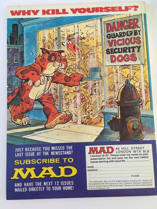 VINTAGE MAD MAGAZINE ARTISTS SPECIAL NO. 10 - PRINTED IN FINLAND