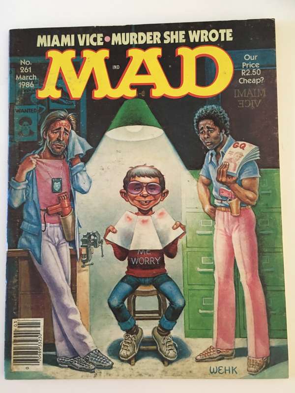 VINTAGE MAD MAGAZINE - NO. 261 - 1986