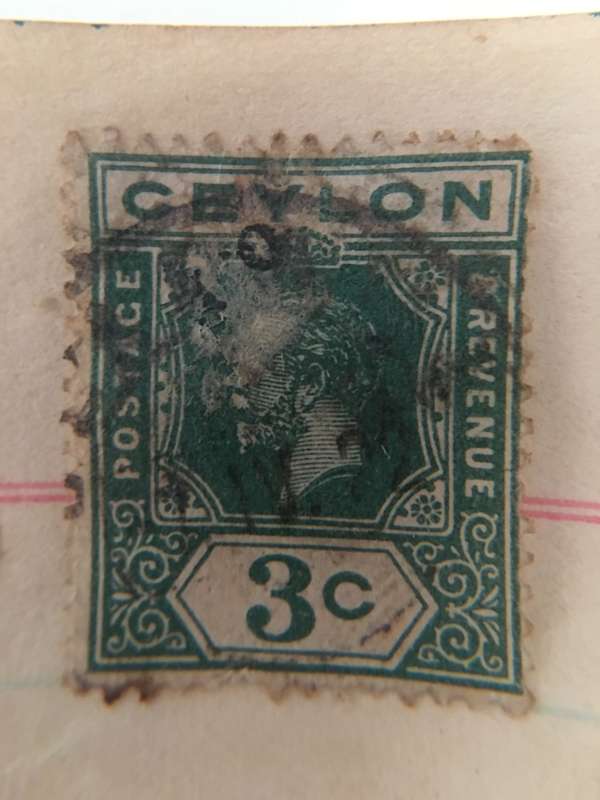 LOVELY USED 2 KING GEORGE CELON STAMPS