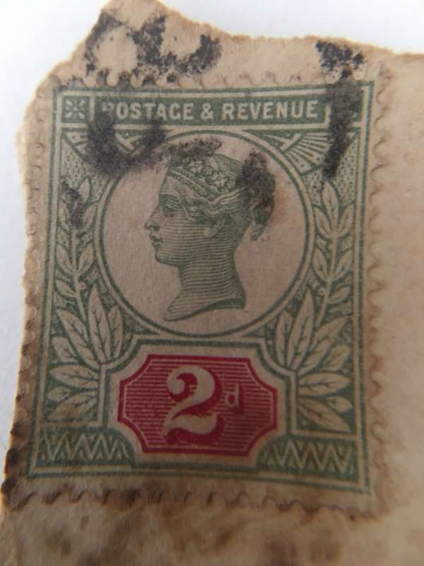 USED QUEEN VICTORIA 2D STAMP