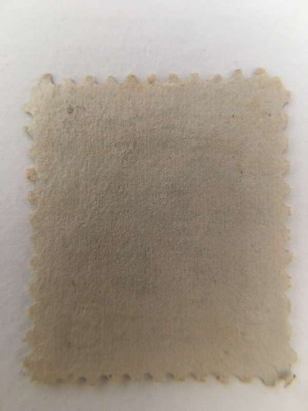 USED BLUE 5c GEORGE WASHINGTON STAMP