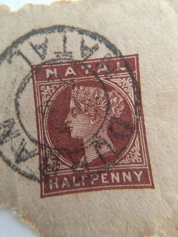 LOVELY NATAL USED QUEEN VICTORIA STAMP