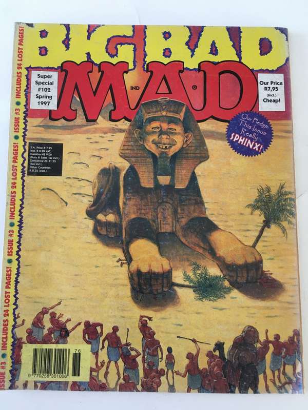 LOVELY VINTAGE MAD MAGAZINE - BIG BAD MAD MAGAZINE - NO. 102 - 1997
