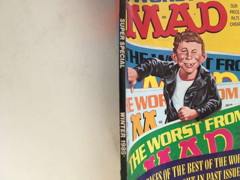 LOVELY THICK VINTAGE MAD MAGAZINE - NO. 53 - 1985
