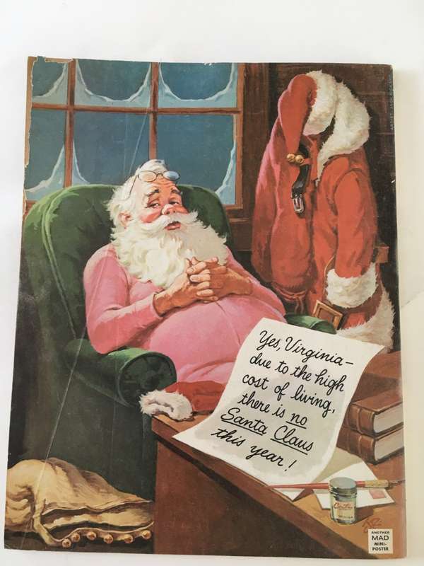 LOVELY VINTAGE MAD MAGAZINE NO. 27 - 1978 INCLUDING HUMOUROUS STICKERS A THICK ISSUE