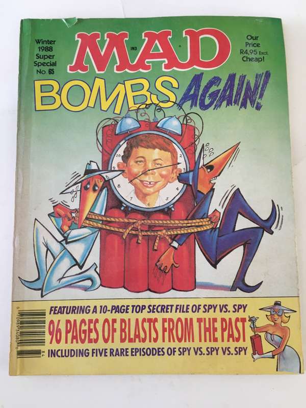 LOVELY THICK VINTAGE MAD MAGAZINE - NO. 65 - 1988