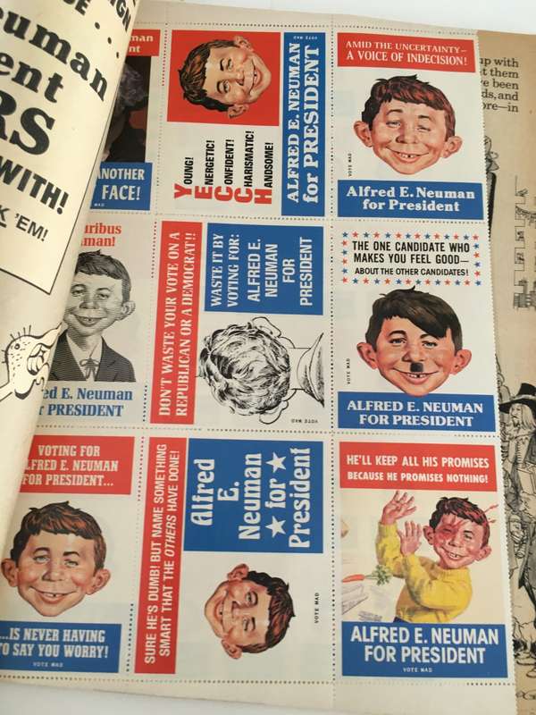 LOVELY THICK VINTAGE ISSUE MAD MAGAZINE - INCLUDING LOVELY STICKERS -  1980 -NO. 33