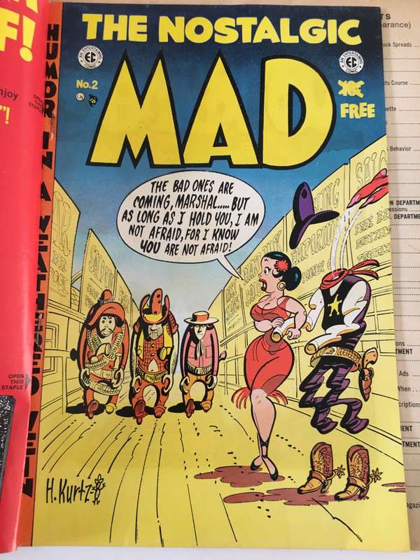 VINTAGE SUPER SPECIAL THICK NUMBER 12 INCLUDING THE NOSTALGIC MAD COMIC  - 1973