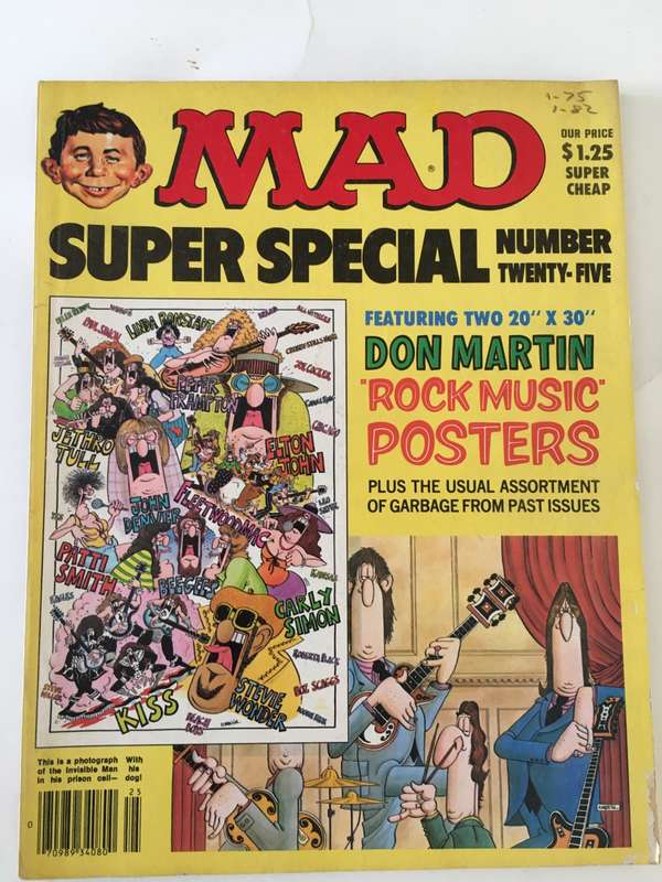 LOVELY THICK VINTAGE ISSUE OF MAD - NO. 25 - 1978