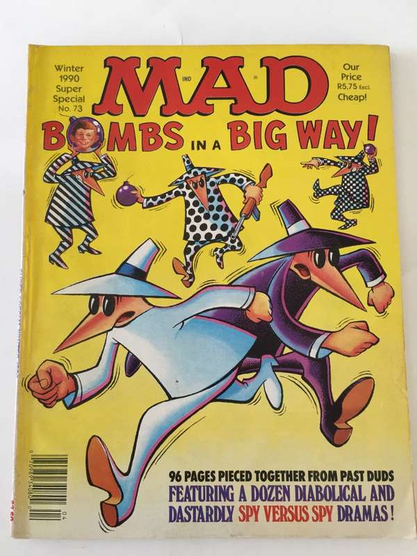 LOVELY VINTAGE THICK ISSUE MAD MAGAZINE - NO. 73 - 1990