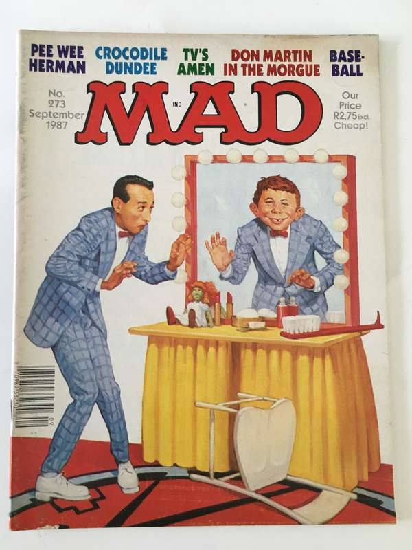 VINTAGE LOVELY MAD MAGAZINE - NO. 273 - 1987
