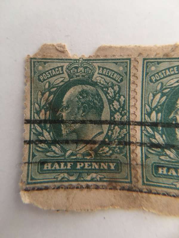 SOUTH AFRICA / CAPE OF GOOD HOPE KING EDWARD PAIR OF USED