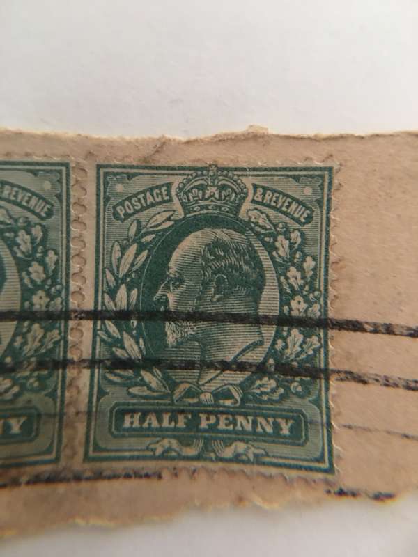 SOUTH AFRICA / CAPE OF GOOD HOPE KING EDWARD PAIR OF USED