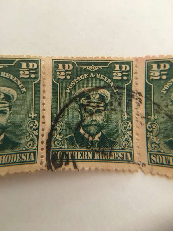 SOUTHERN RHODESIA - TRIPLE USED STAMPS