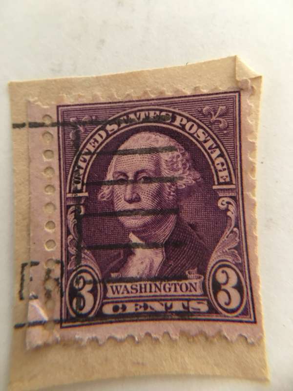 AMERICA - USED GEORGE WASHINGTON USED 3c STAMP