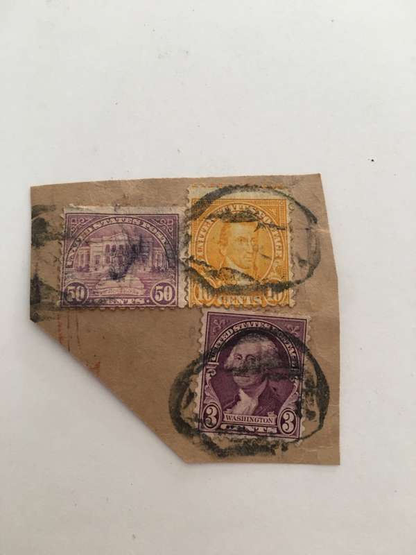 AMERICA 3 USED STAMPS