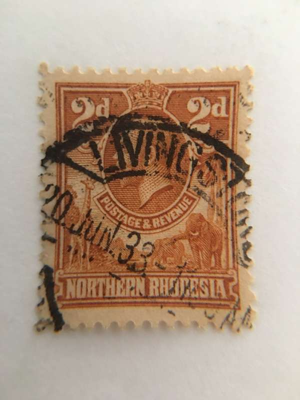 NORTHERN RHODESIA KING GEORGE V USED STAMP