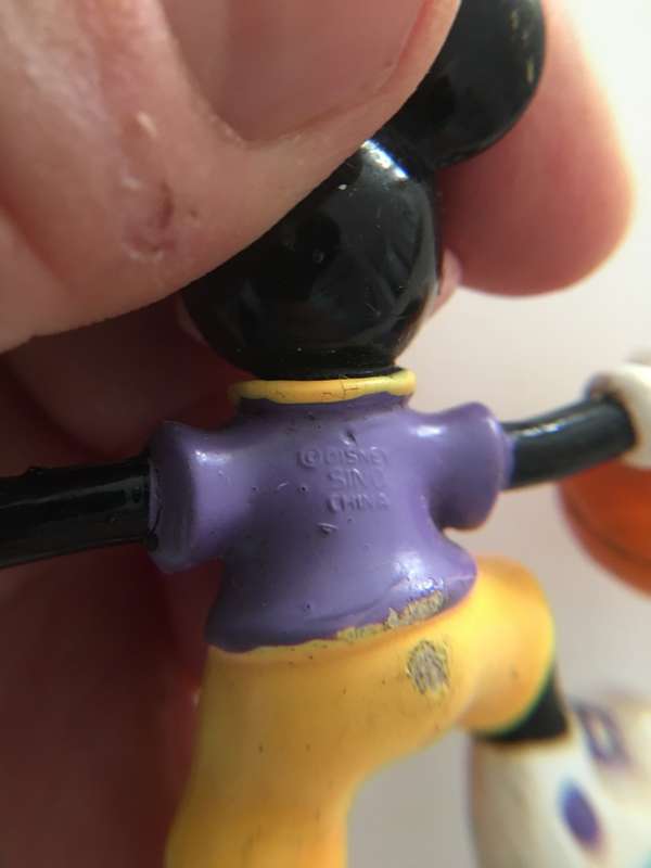 VINTAGE PVC MICKEY MOUSE FIGURE HAND MISSING REDUCED