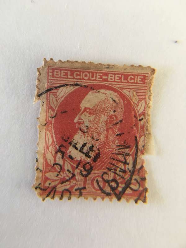 BELGIUM - KING LEOPOLD II USED STAMP