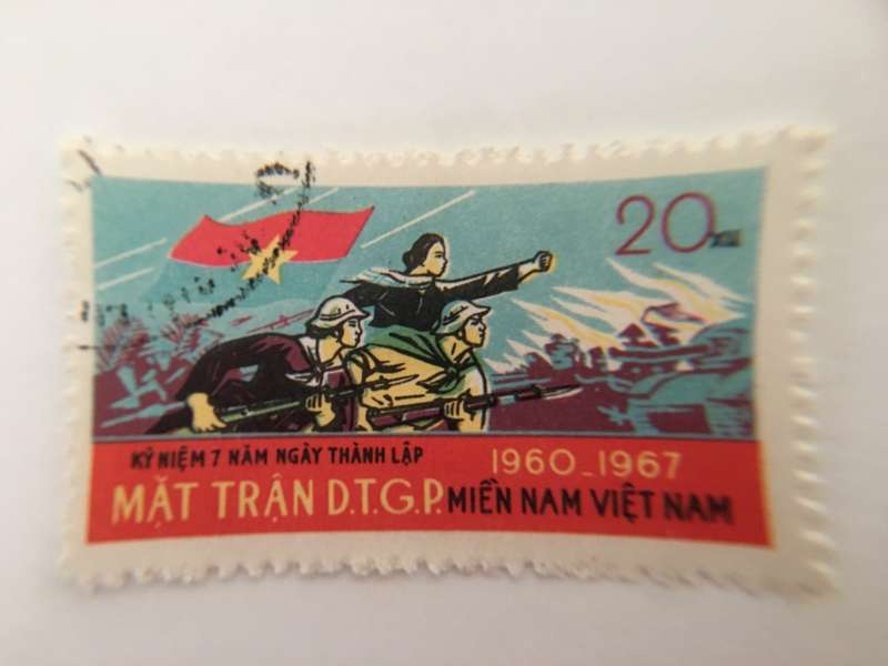 VIETNAM SOUTH LIBERATION USED STAMP