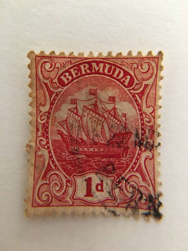 BERMUDA USED 1D STAMP
