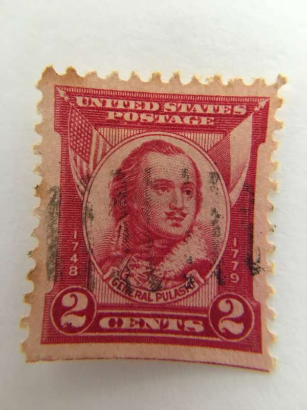 AMERICA GENERAL PULASKI USED STAMP