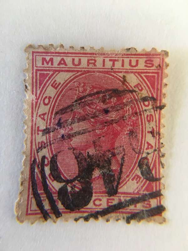MAURITIUS USED QUEEN VICTORIA STAMP
