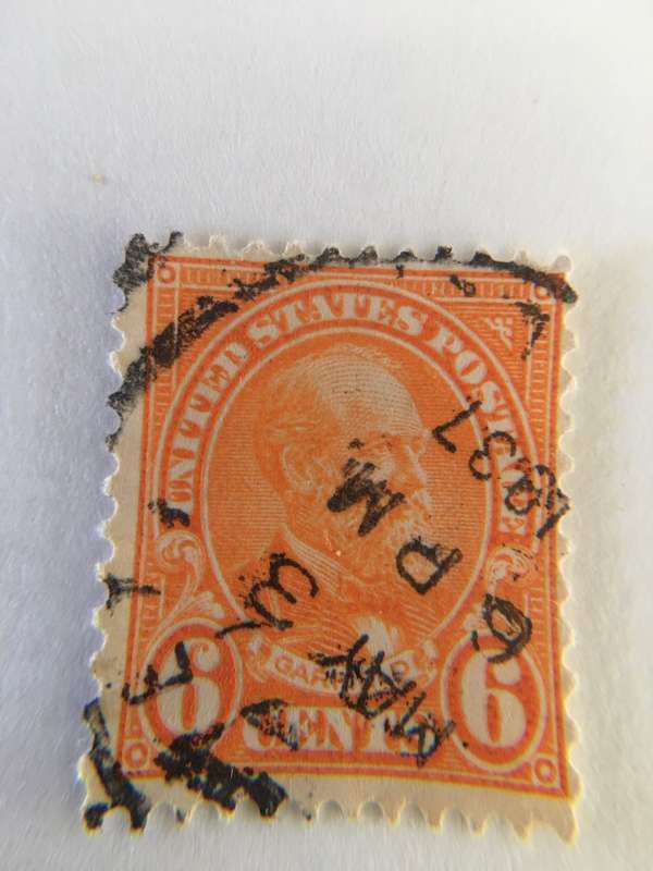 AMERICA USED 36 USED STAMP GARFIELD 1925