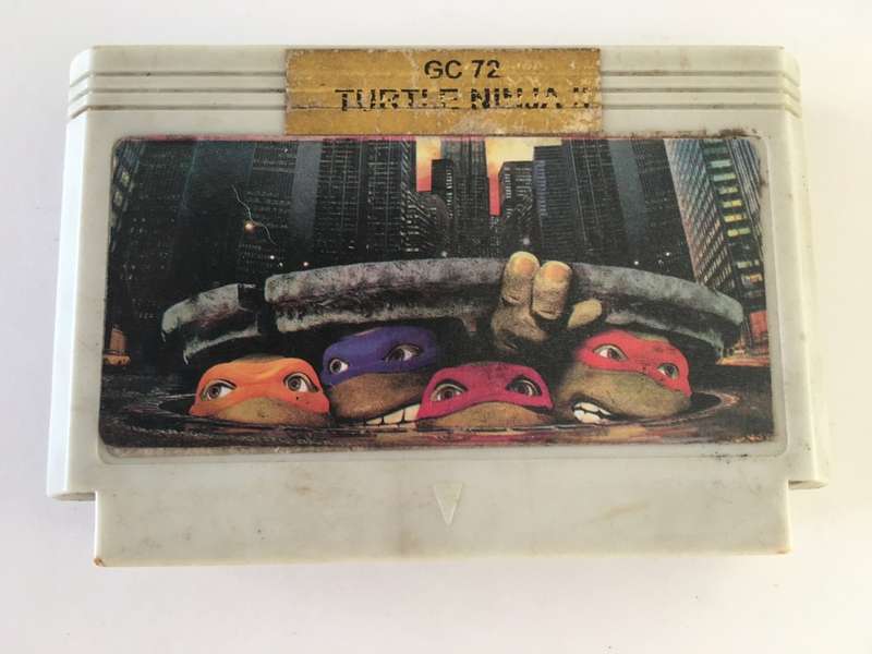 VINTAGE CARTRIDGE GAME NINJA TURTLES