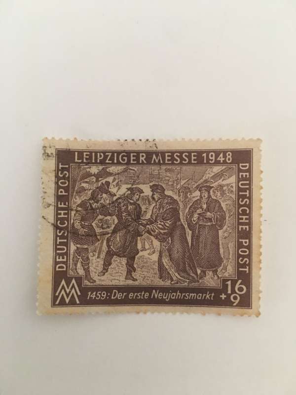 GERMANY OLD DEUTCHES POST USED STAMP 1948