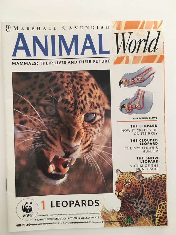 LOVELY MAGAZINE - ANIMAL W0RLD - NO. 1 - LEOPARDS - 1993