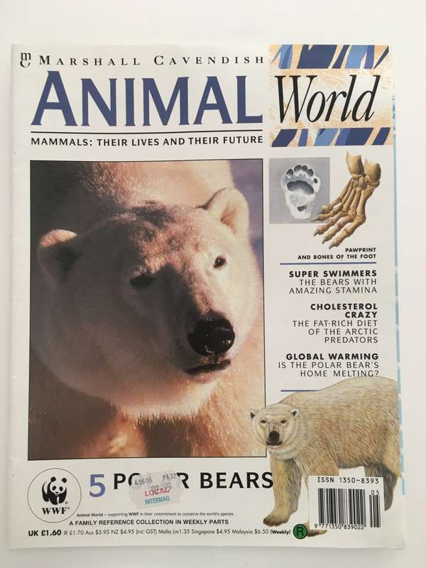 LOVELY MAGAZINE - ANIMAL W0RLD - NO. 5 - POLAR BEARS - 1993