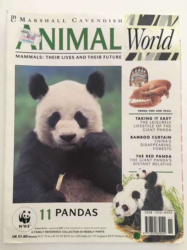 LOVELY MAGAZINE - ANIMAL W0RLD - NO. 11 - PANDAS - 1993