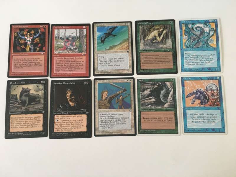 MAGIC THE GATHERING LOT OF 10 CARDS FOR R40 GET YOURS NOW!!!!!